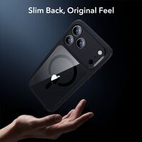 ESR iPhone 17 Pro   θήκη διάφανη μαύρη με προστατευτικό tempered glass