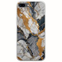 The Marble Collection - Artistic iPhone 8 Plus Flexible TPU (Διάφανη Σιλικόνη)