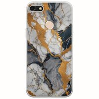 The Marble Collection - Artistic Huawei P9 Lite Mini Flexible TPU (Διάφανη Σιλικόνη)