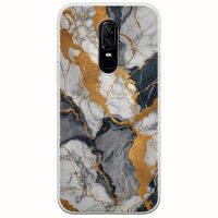 The Marble Collection - Artistic OnePlus 6 Flexible TPU (Διάφανη Σιλικόνη)
