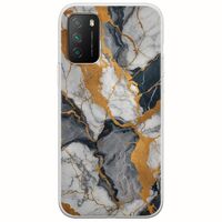 The Marble Collection - Artistic Xiaomi Poco M3 Flexible TPU (Διάφανη Σιλικόνη)