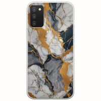 The Marble Collection - Artistic Samsung Galaxy A03s Flexible TPU (Διάφανη Σιλικόνη)
