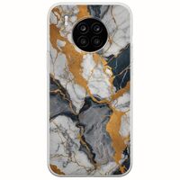 The Marble Collection - Artistic Huawei Nova 8i Flexible TPU (Διάφανη Σιλικόνη)