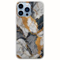 The Marble Collection - Artistic iPhone 14 Pro Max Flexible TPU (Διάφανη Σιλικόνη)