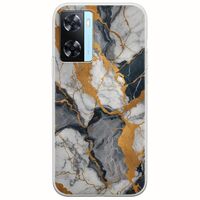 The Marble Collection - Artistic Oppo A77 5G Flexible TPU (Διάφανη Σιλικόνη)