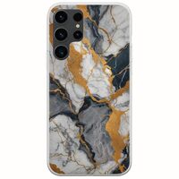 The Marble Collection - Artistic Samsung Galaxy S23 Ultra 5G Flexible TPU (Διάφανη Σιλικόνη)