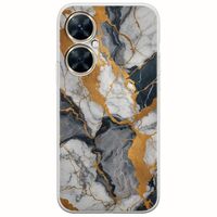 The Marble Collection - Artistic Huawei Nova 11i Flexible TPU (Διάφανη Σιλικόνη)