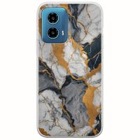 The Marble Collection - Artistic Motorola Moto G34 5G Flexible TPU (Διάφανη Σιλικόνη)