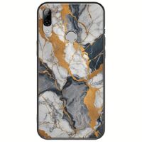 The Marble Collection - Artistic Huawei P20 Lite Black TPU (Μαύρη Σιλικόνη)