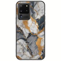 The Marble Collection - Artistic Samsung Galaxy S20 Ultra Black TPU (Μαύρη Σιλικόνη)