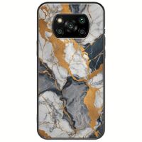 The Marble Collection - Artistic Xiaomi Poco X3 NFC / X3 Pro Black TPU (Μαύρη Σιλικόνη)