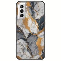 The Marble Collection - Artistic Samsung Galaxy S21 Plus Black TPU (Μαύρη Σιλικόνη)