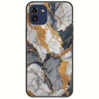 The Marble Collection - Artistic Samsung Galaxy A03 Black TPU (Μαύρη Σιλικόνη)