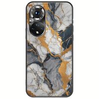 The Marble Collection - Artistic Huawei Nova 9 Black TPU (Μαύρη Σιλικόνη)