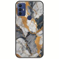 The Marble Collection - Artistic TCL 305 / 306 / 30E / 30SE Black TPU (Μαύρη Σιλικόνη)