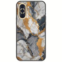 The Marble Collection - Artistic Huawei Nova 10 Black TPU (Μαύρη Σιλικόνη)