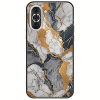 The Marble Collection - Artistic Huawei Nova 10 Pro Black TPU (Μαύρη Σιλικόνη)