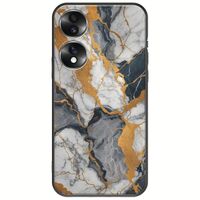 The Marble Collection - Artistic Honor 70 5G Black TPU (Μαύρη Σιλικόνη)