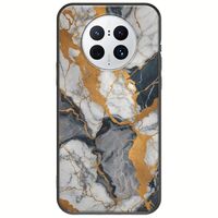 The Marble Collection - Artistic Huawei Mate 50 Pro Black TPU (Μαύρη Σιλικόνη)
