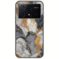 The Marble Collection - Artistic Xiaomi Poco X6 Pro 5G Black TPU (Μαύρη Σιλικόνη)
