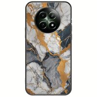 The Marble Collection - Artistic Realme 12 5G Black TPU (Μαύρη Σιλικόνη)