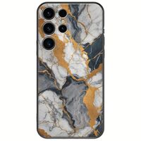 The Marble Collection - Artistic Samsung Galaxy S25 Ultra 5G Black TPU (Μαύρη Σιλικόνη)