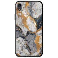 The Marble Collection - Artistic iPhone XR Groove TPU (Tempered Glass και TPU)