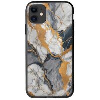 The Marble Collection - Artistic iPhone 11 Groove TPU (Tempered Glass και TPU)