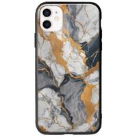 The Marble Collection - Artistic iPhone 12 mini Groove TPU (Tempered Glass και TPU)