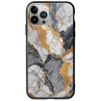The Marble Collection - Artistic iPhone 12 Pro Max Groove TPU (Tempered Glass και TPU)