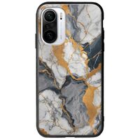 The Marble Collection - Artistic Xiaomi Poco F3 Groove TPU (Tempered Glass και TPU)
