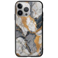 The Marble Collection - Artistic iPhone 13 Pro Max Groove TPU (Tempered Glass και TPU)