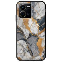 The Marble Collection - Artistic Vivo Y35 Groove TPU (Tempered Glass και TPU)