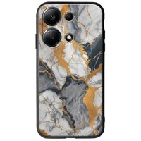 The Marble Collection - Artistic Xiaomi Poco M6 Pro 4G Groove TPU (Tempered Glass και TPU)