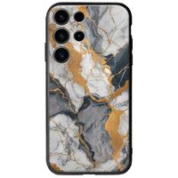 The Marble Collection - Artistic Samsung Galaxy S25 Ultra 5G Groove TPU (Tempered Glass και TPU)