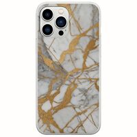 The Marble Collection - Elegance iPhone 14 Pro Flexible TPU (Διάφανη Σιλικόνη)