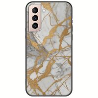 The Marble Collection - Elegance Samsung Galaxy S21 FE 5G Black TPU (Μαύρη Σιλικόνη)