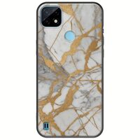 The Marble Collection - Elegance Realme C21Y / Realme C25Y Black TPU (Μαύρη Σιλικόνη)