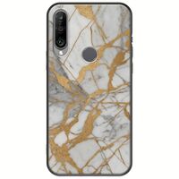 The Marble Collection - Elegance Huawei Y6p Black TPU (Μαύρη Σιλικόνη)