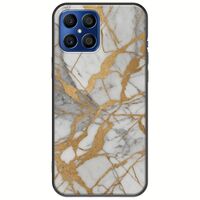 The Marble Collection - Elegance Honor X8 Black TPU (Μαύρη Σιλικόνη)