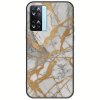 The Marble Collection - Elegance Oppo A77 5G Black TPU (Μαύρη Σιλικόνη)