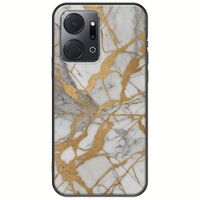 The Marble Collection - Elegance Honor X7a Black TPU (Μαύρη Σιλικόνη)