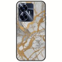 The Marble Collection - Elegance Realme C55 Black TPU (Μαύρη Σιλικόνη)