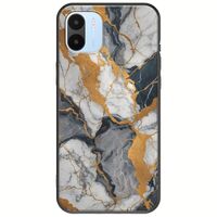 The Marble Collection - Artistic Xiaomi Redmi A2 Black TPU (Μαύρη Σιλικόνη)