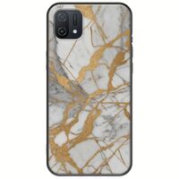 The Marble Collection - Elegance Oppo A16K Black TPU (Μαύρη Σιλικόνη)
