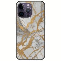 The Marble Collection - Elegance iPhone 15 Pro Black TPU (Μαύρη Σιλικόνη)