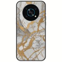 The Marble Collection - Elegance Honor Magic 4 Lite 5G Black TPU (Μαύρη Σιλικόνη)
