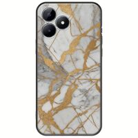 The Marble Collection - Elegance Realme C51 Black TPU (Μαύρη Σιλικόνη)