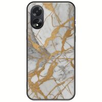 The Marble Collection - Elegance Oppo A38 Black TPU (Μαύρη Σιλικόνη)