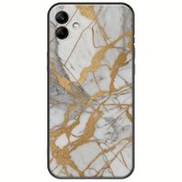 The Marble Collection - Elegance Samsung Galaxy F04 Black TPU (Μαύρη Σιλικόνη)